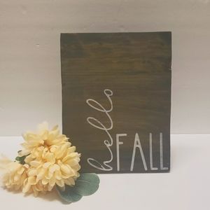 Handmade Distressed Wooden sign.